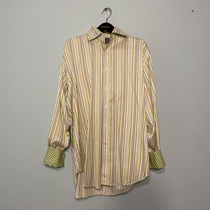 Thomas dean button down dress shirt.